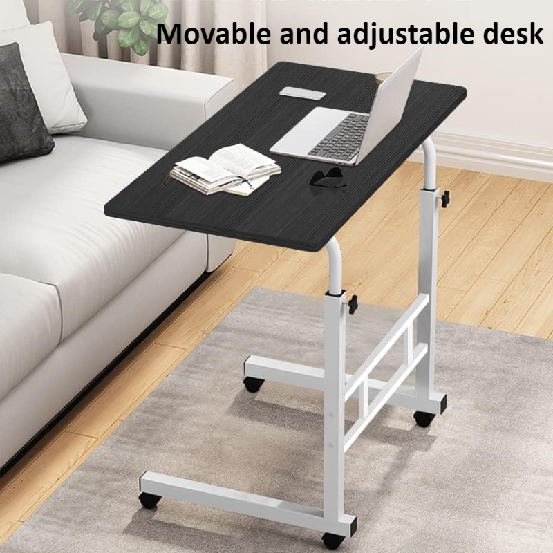 Tablet Lap Desk - مكتب بجانب السرير مع عجلات عالمية،