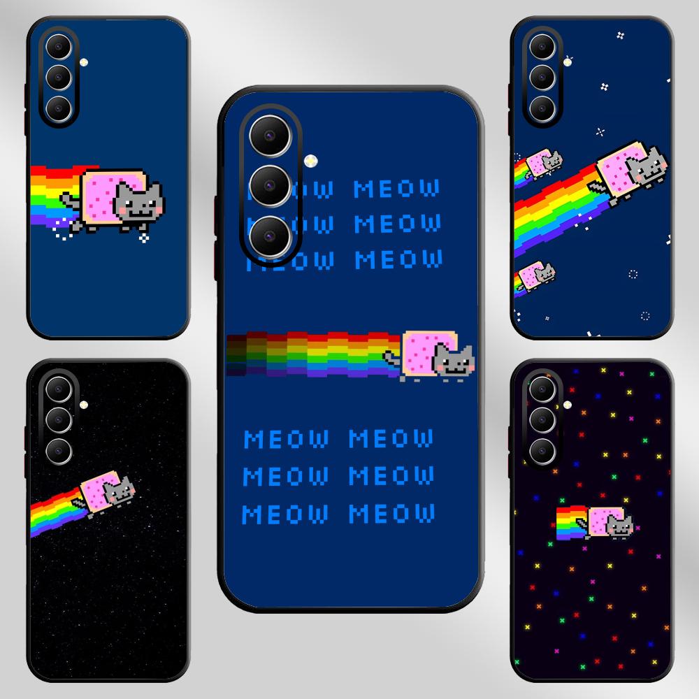 غطاء هاتف أنيق بتصميم نيان كات - مراجعة Samsung Galaxy A55 وسعره